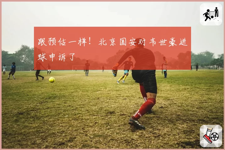 跟预估一样!北京国安对韦世豪进球申诉了